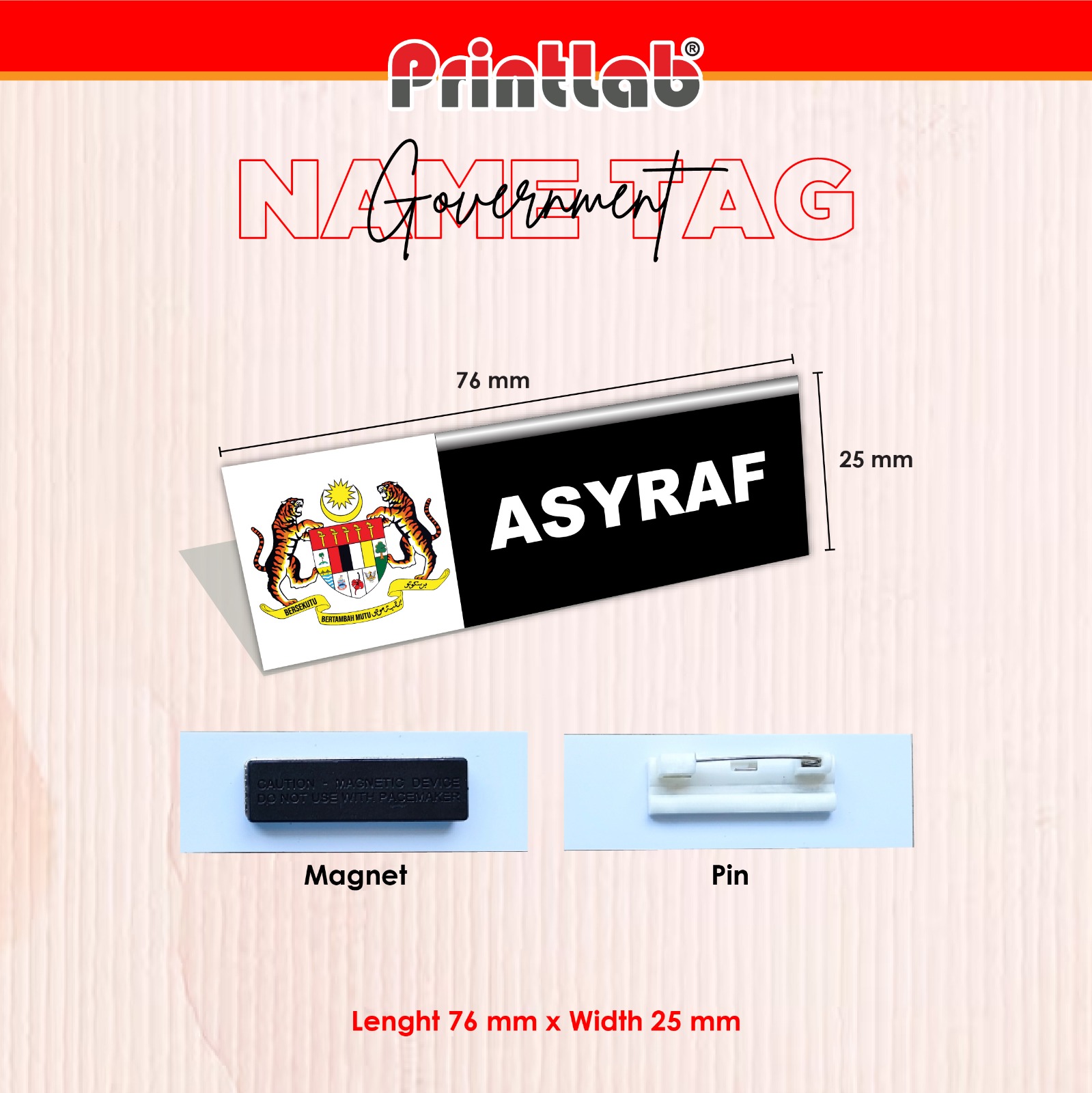 Name Tag Digital