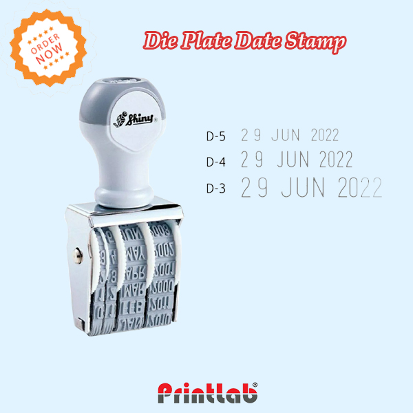 Die Plate Date Stamp