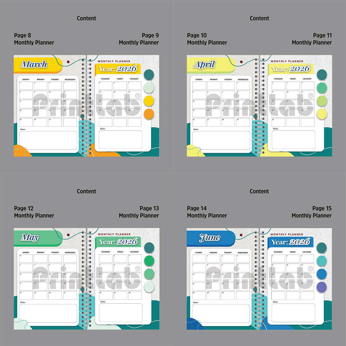A5 Diary Planner Digital