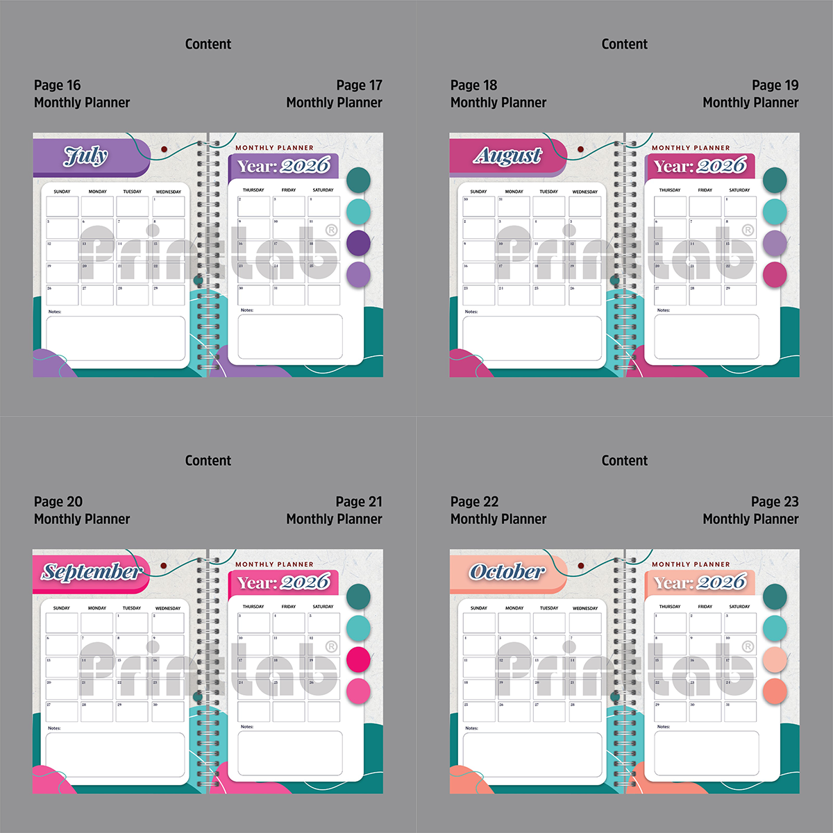 A5 Diary Planner Digital