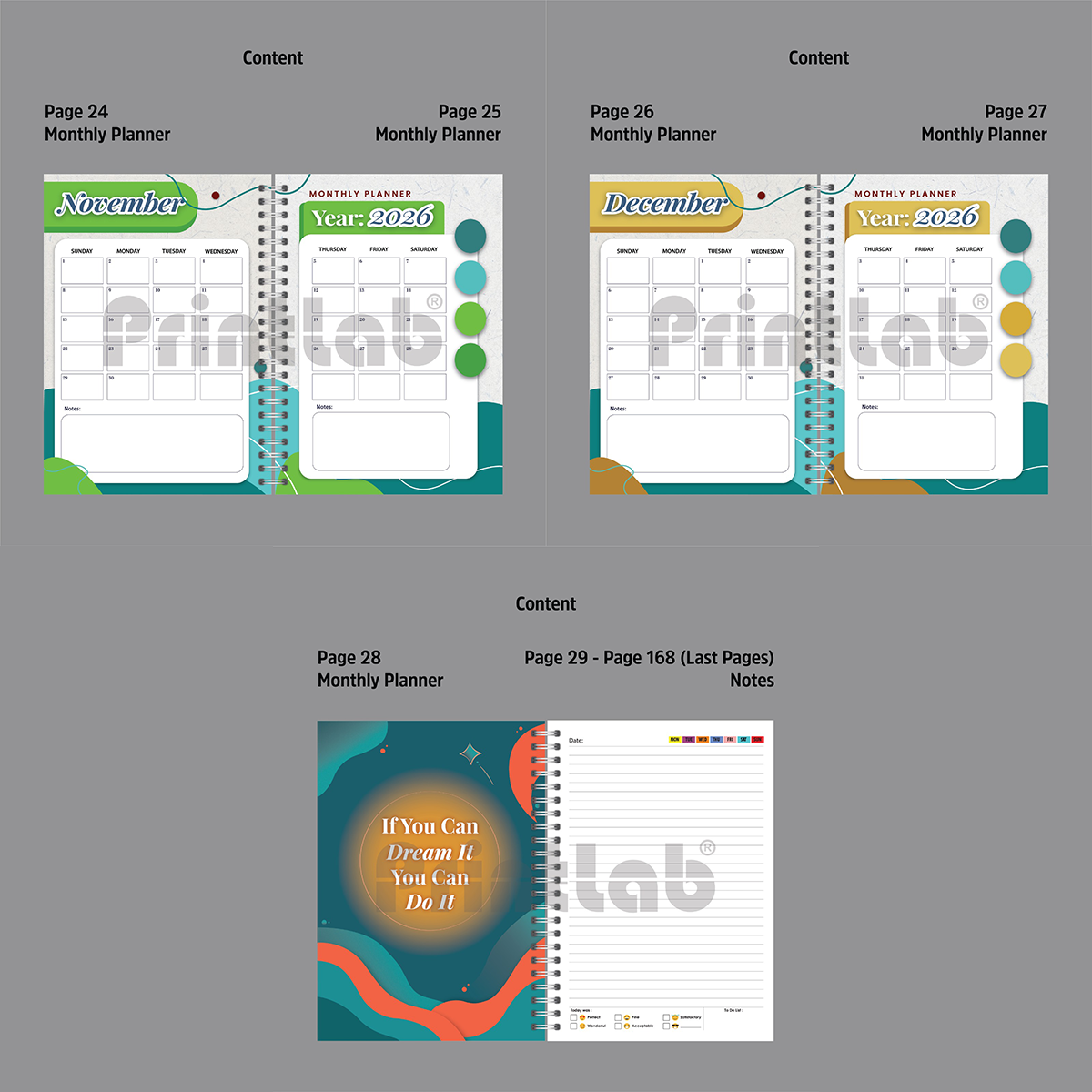 A5 Diary Planner Digital