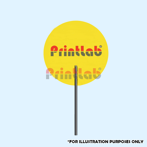 Handfan Custom Shaped Offset