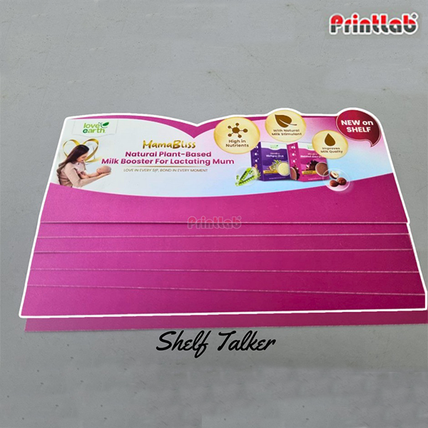 Shelf Talker Custom Size Digital