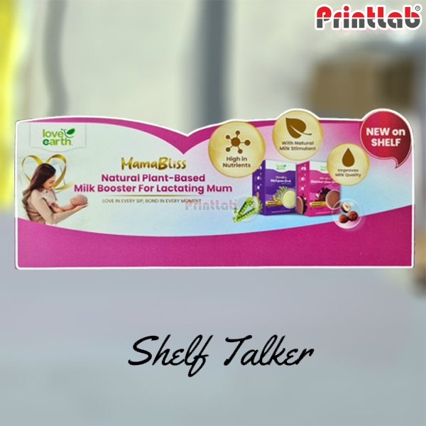 Shelf Talker Custom Size Digital