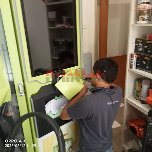 Vending Machine Wrapping Sticker Custom Size Digital