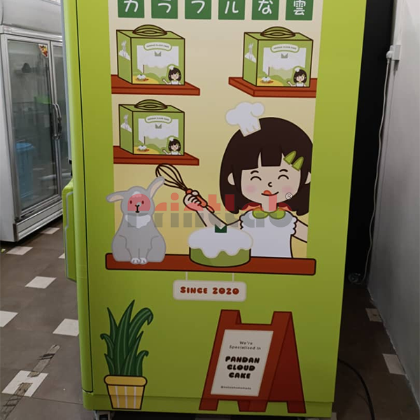 Vending Machine Wrapping Sticker Custom Size Digital