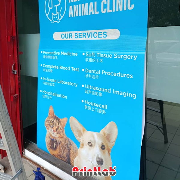 Window Sticker Custom Size Digital