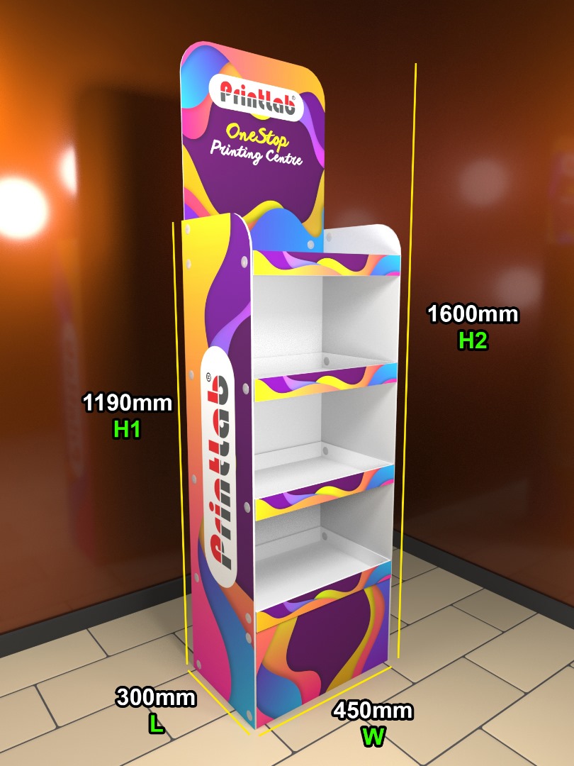 Cardboard Display stand Digital