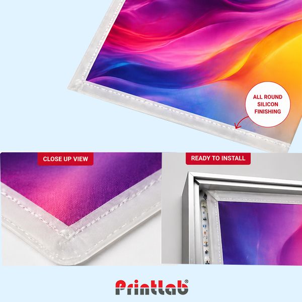 Light Box Backlit Film Silicon Custom Size Offset