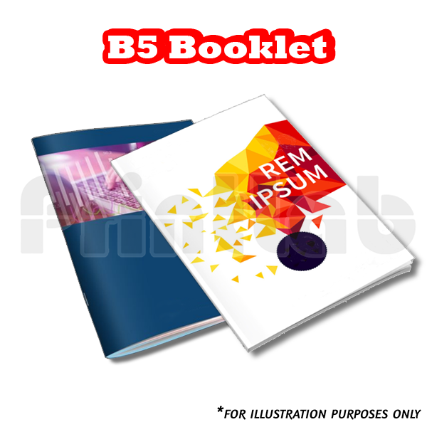 B5 Booklet Offset Perfect Bind & Saddle Stitch