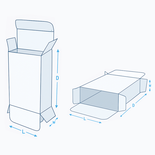 Small Packaging Box Custom Size Digital