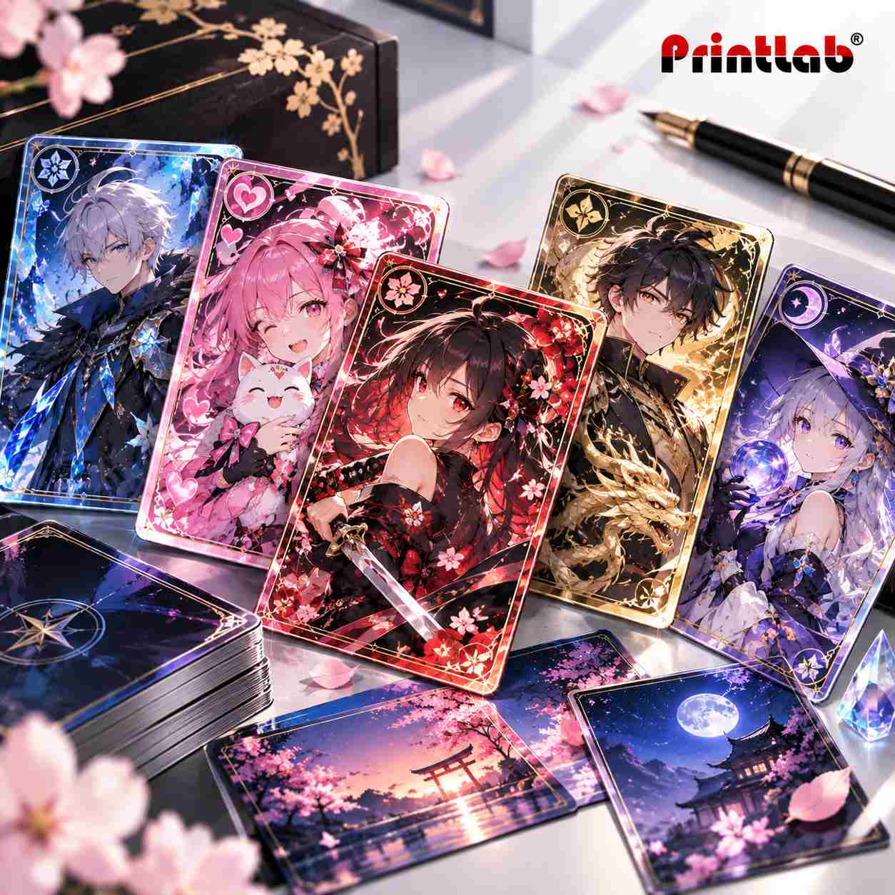 Flash Card Custom Size Digital
