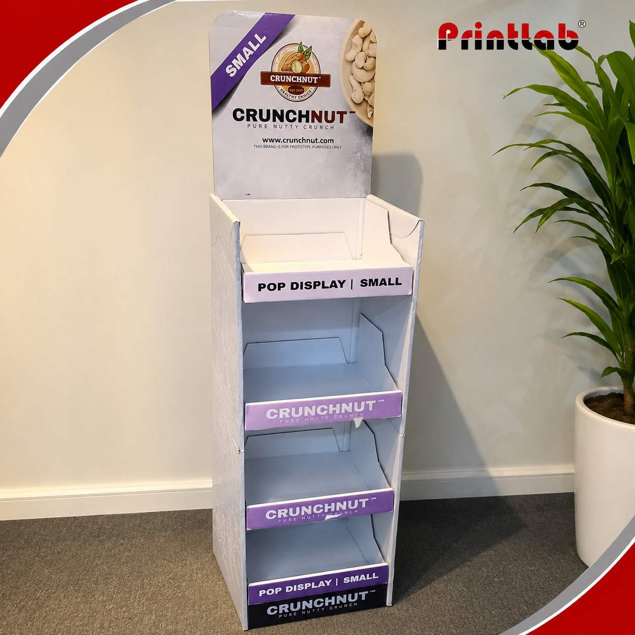 Foldable Pop Display offset