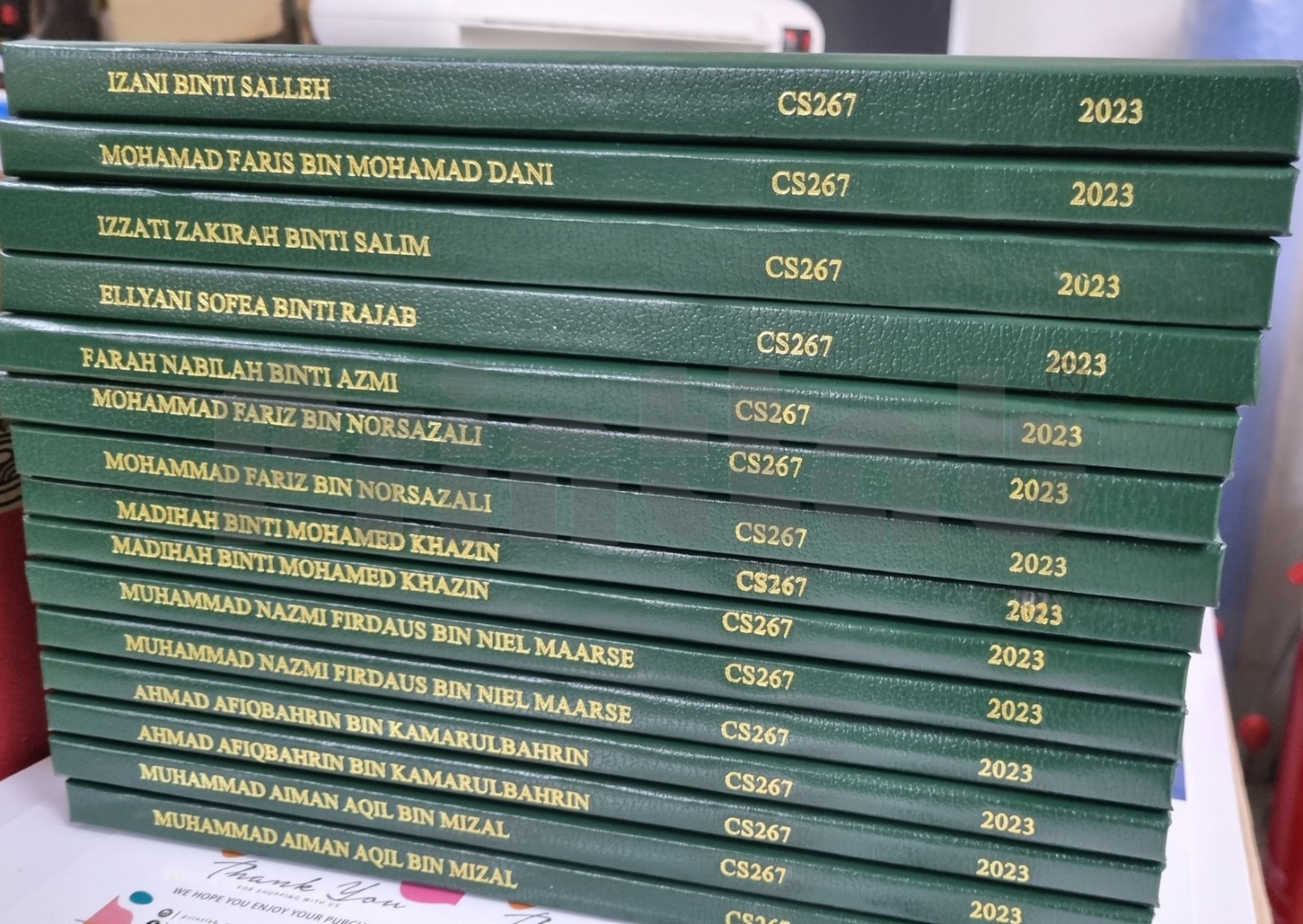 Hardcover Thesis Digital