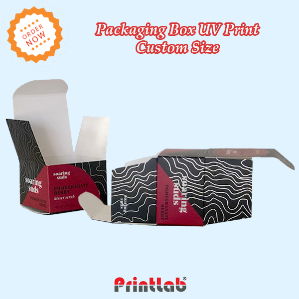 Packaging Box UV Print Custom Size Digital