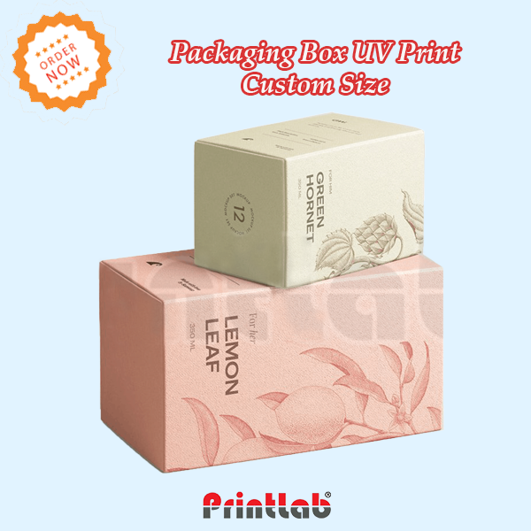 Packaging Box UV Print Custom Size Digital
