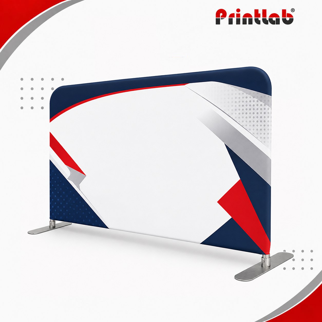 Tension Fabric Barricade Offset