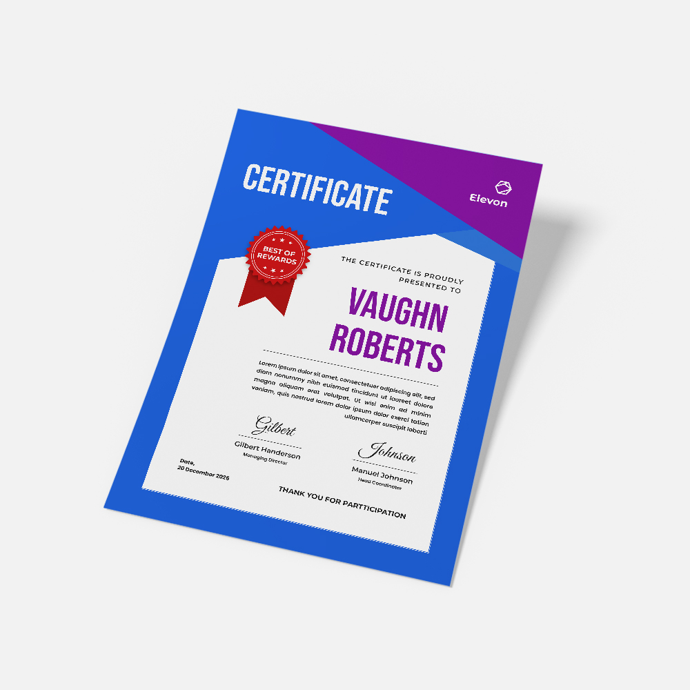 Certificates