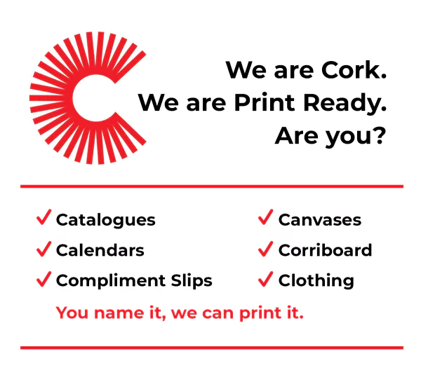 We Love Cork printed glass design
