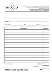A4 Invoice