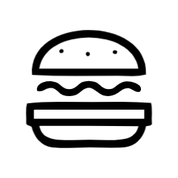 Self Inking Stamp Burger