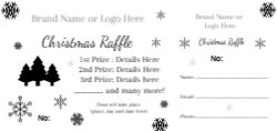 Christmas Raffle Ticket