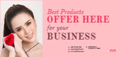 Beauty Products Promo Card
