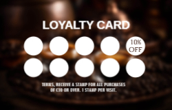Loyalty Card Coffee