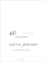 60 Years Anniversary - Photo Celebration