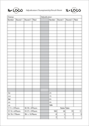 Irish Dancing CHAMP Result Sheet