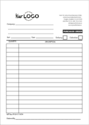 Purchase Order Book A5