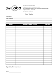 Day Work Book A4