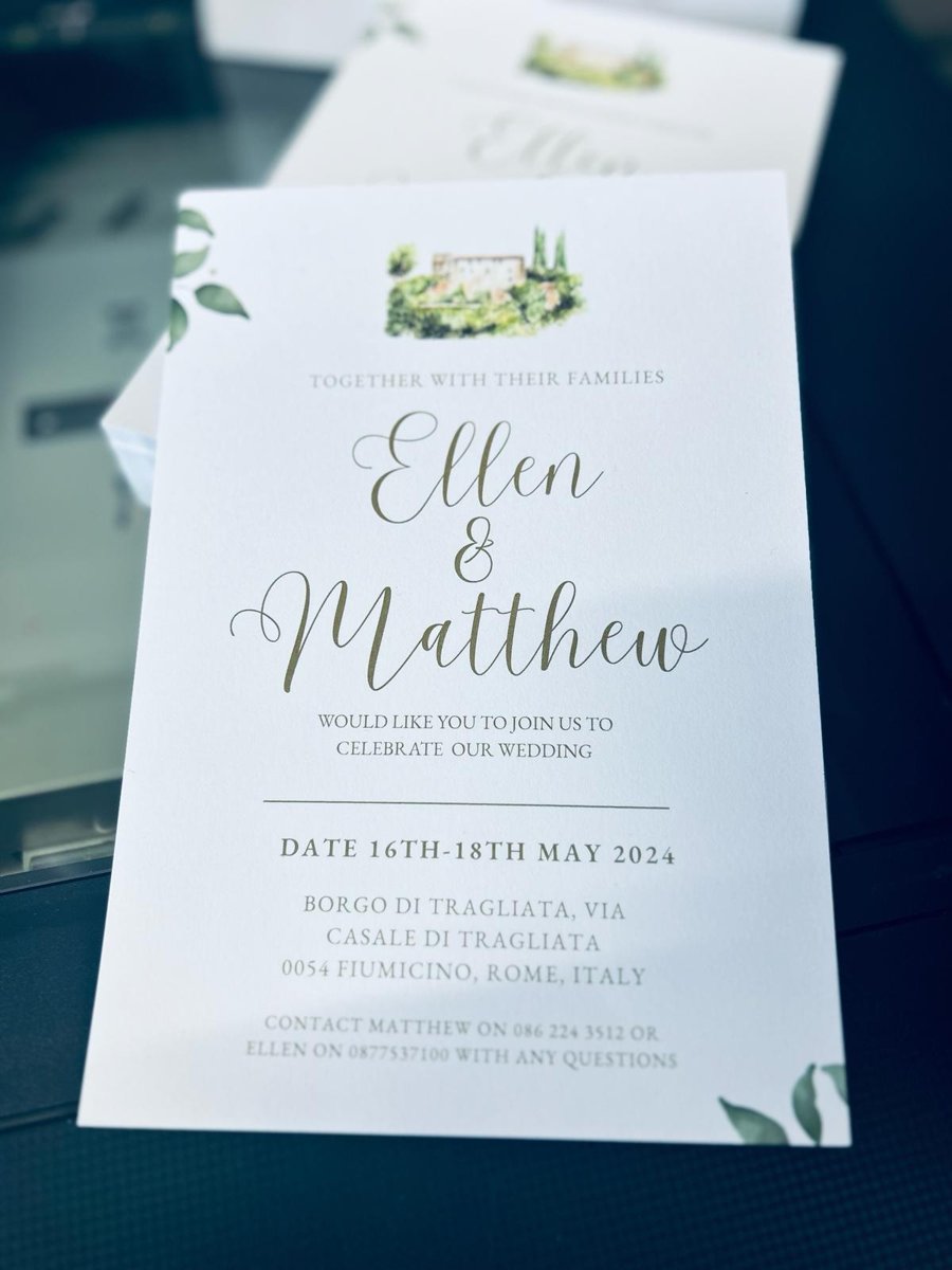 Wedding invitation and stationery 1