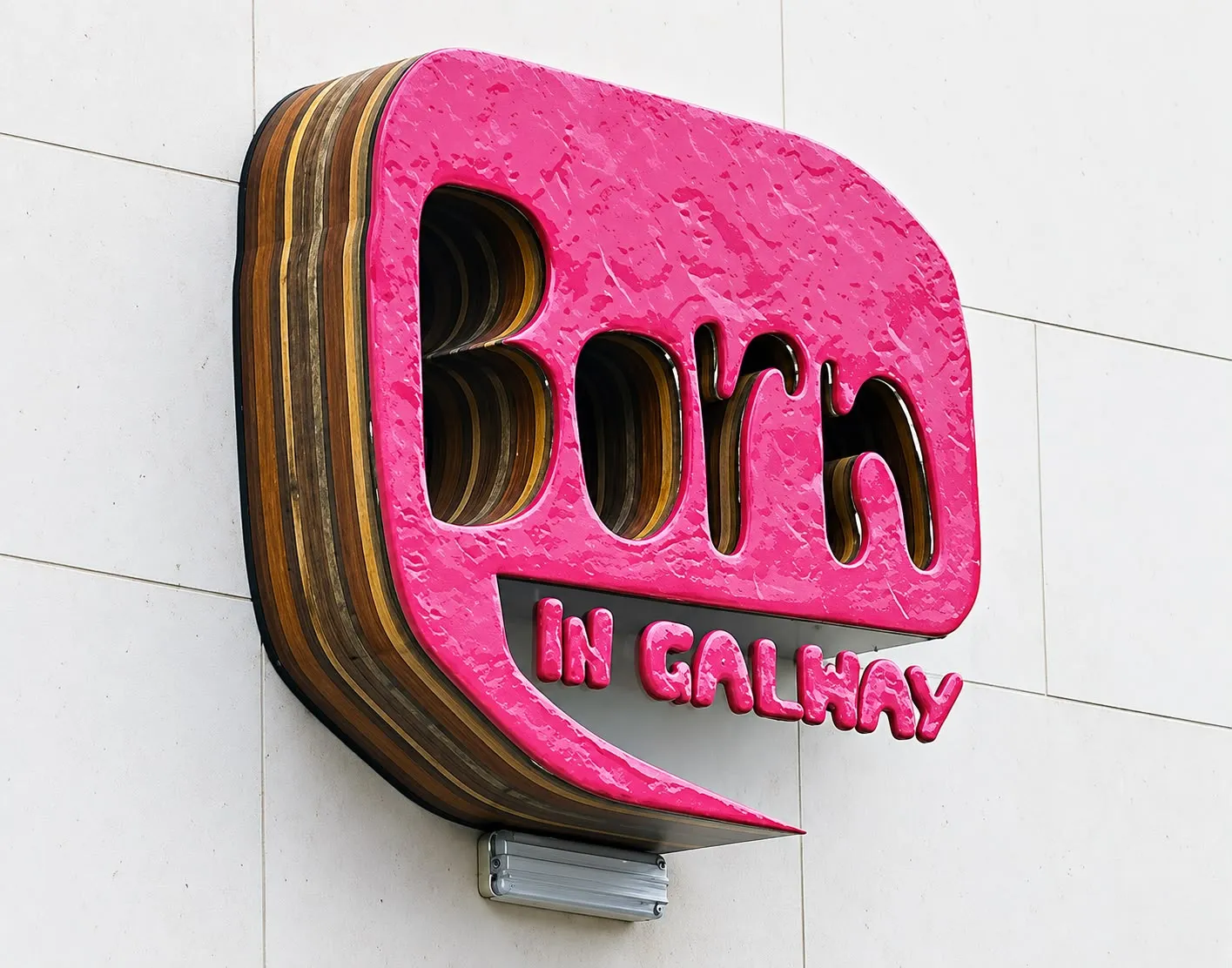 Born in Galway retail store interior with branded signage and point of sale by Print Ready