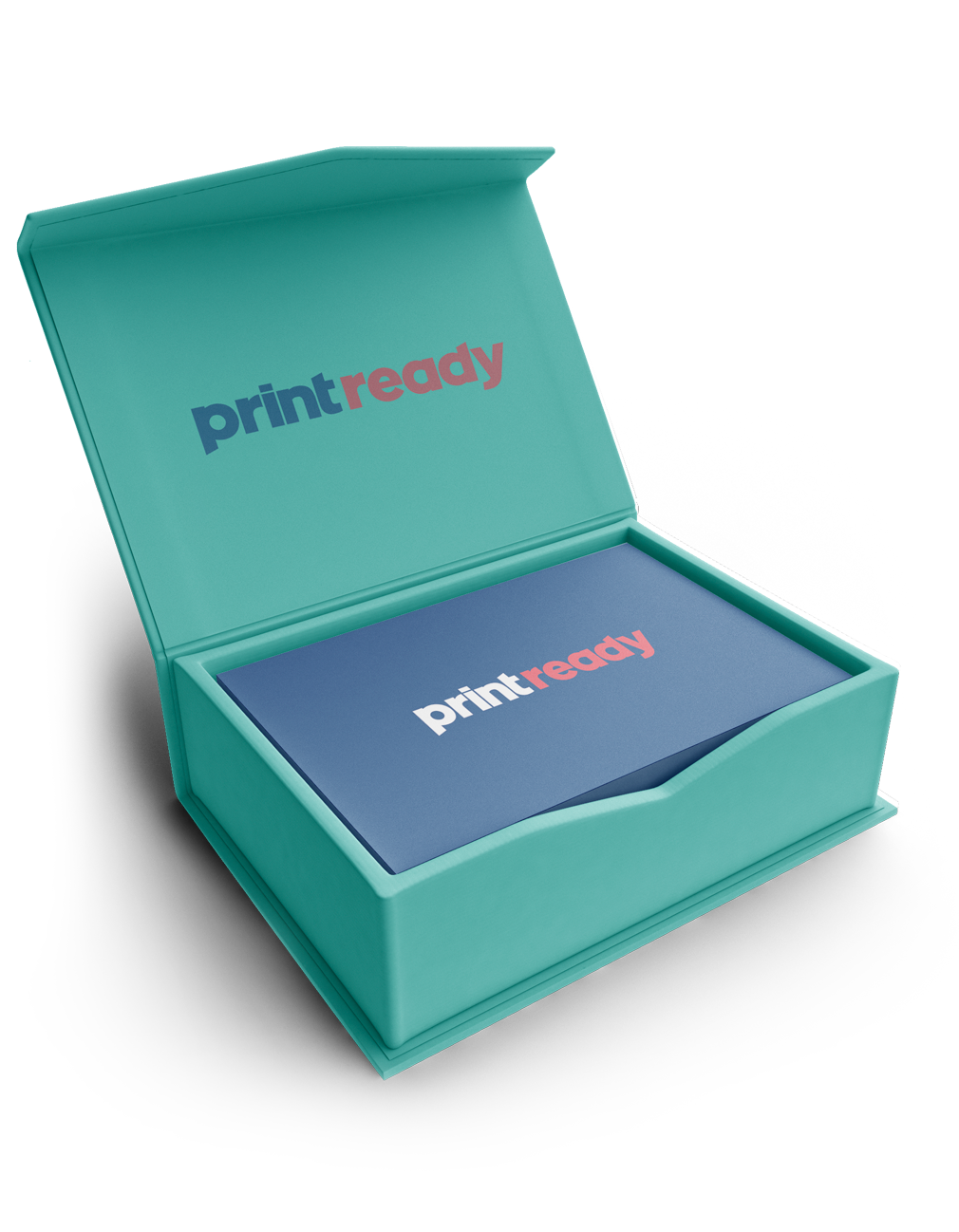 Box of Print Ready business cards