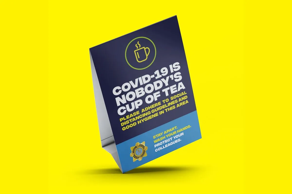 COVID-19 Is Nobody's Cup Of Tea strut card