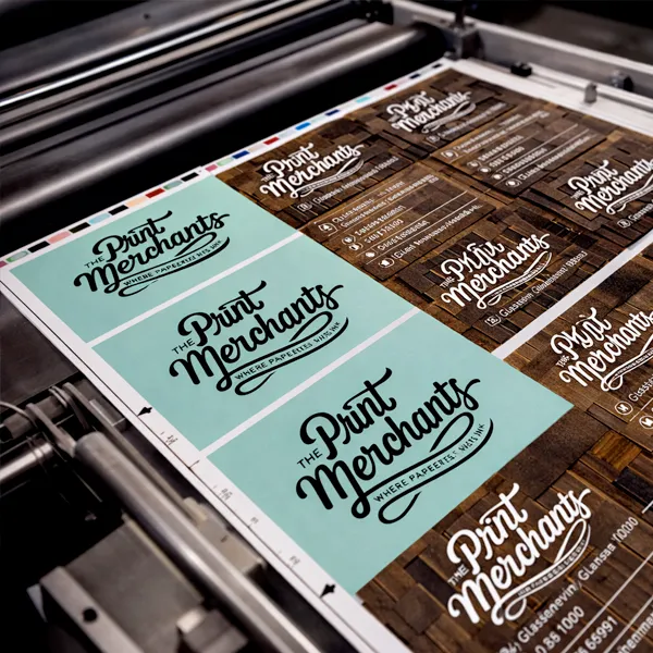 Printed business cards fresh off the press at Print Ready