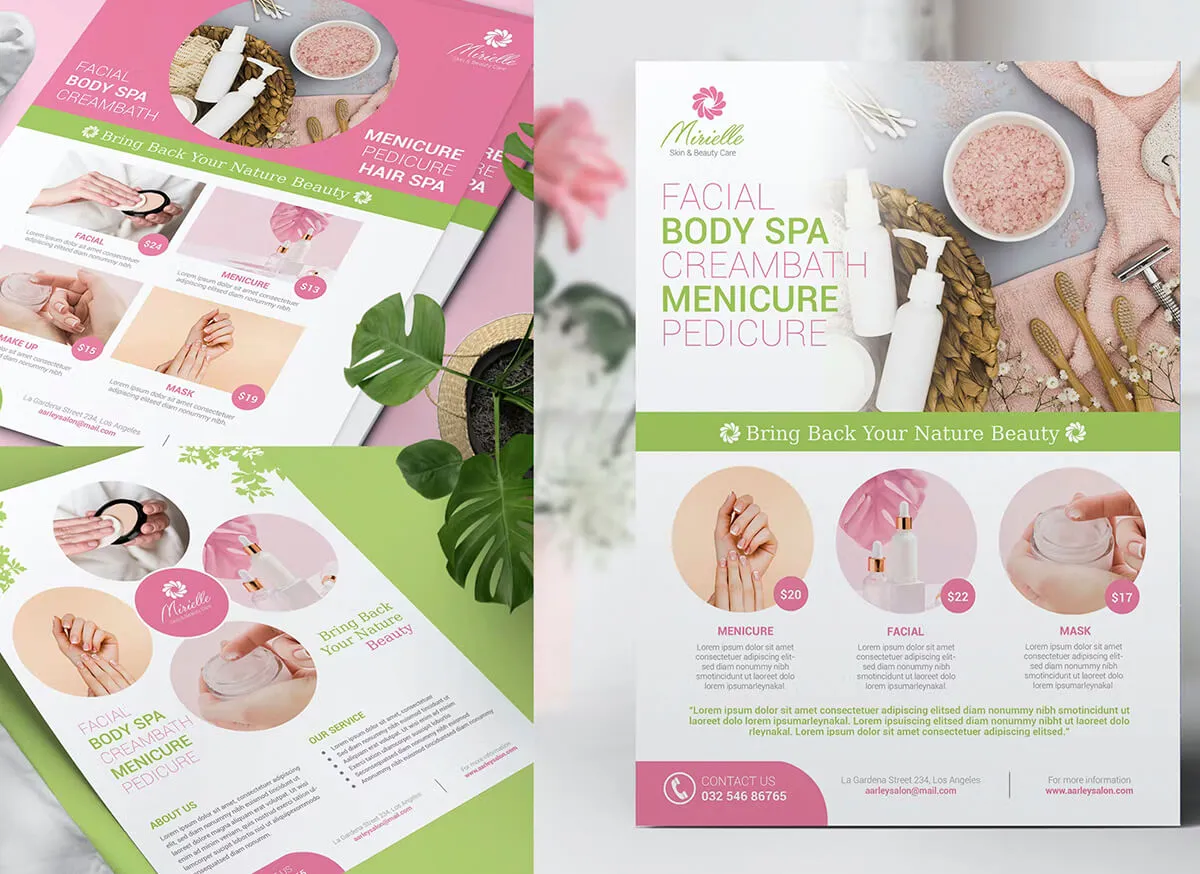 Leaflet design example 1