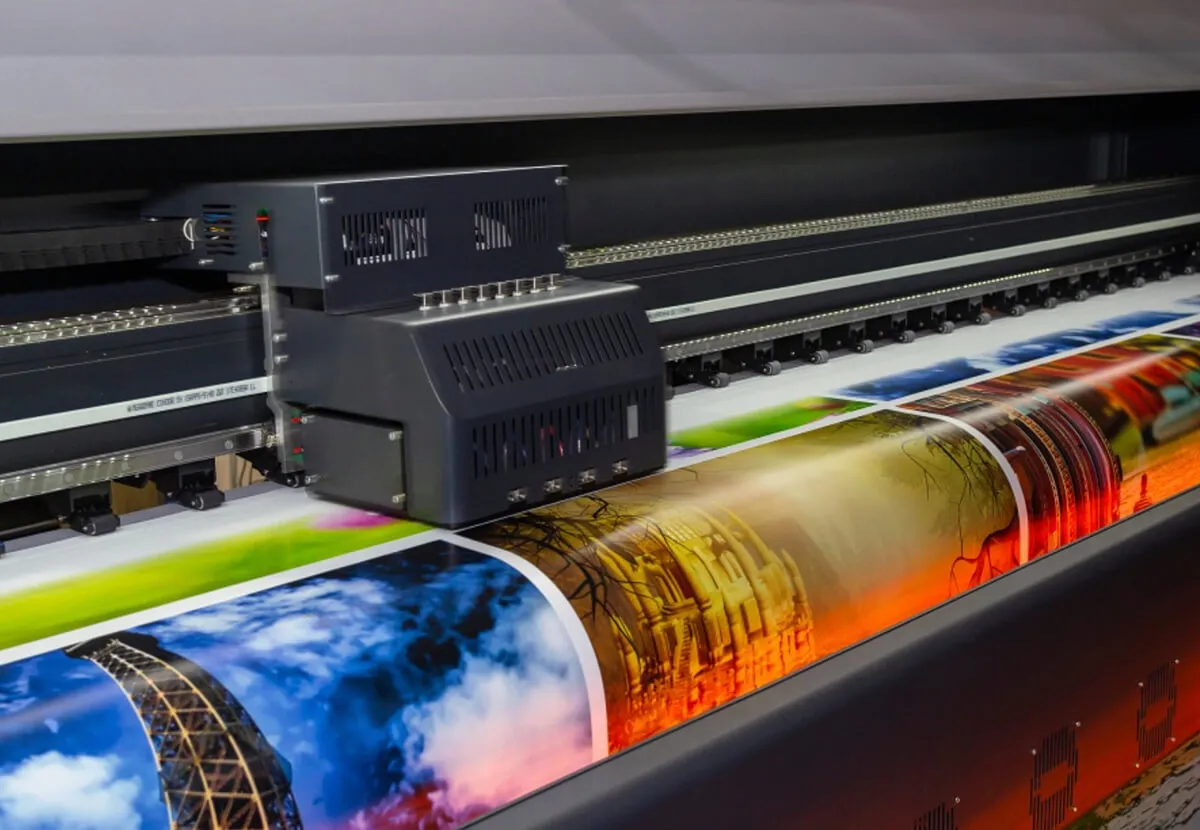 Large format printer producing a vibrant photographic print