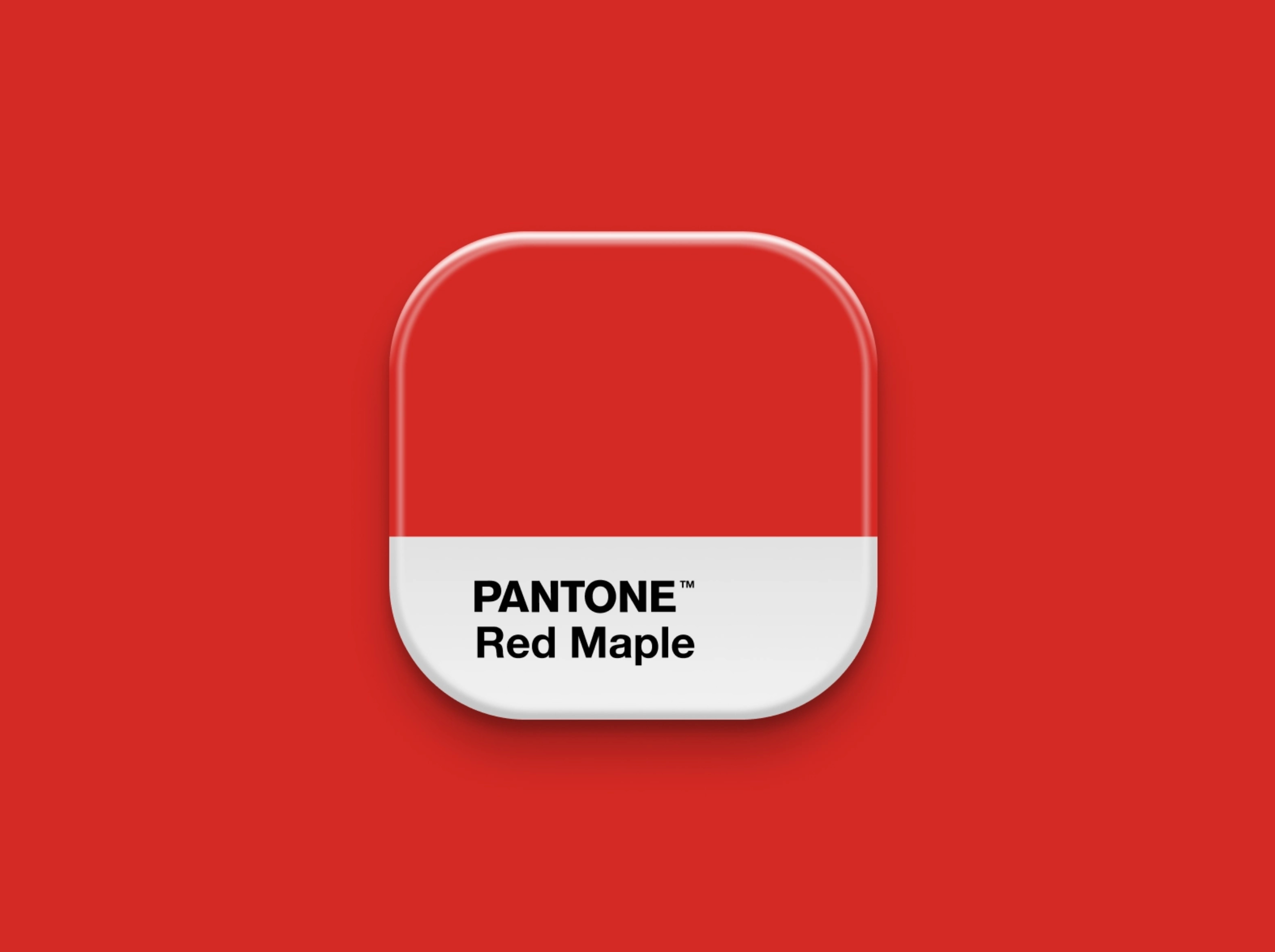 Pantone Red Maple swatch