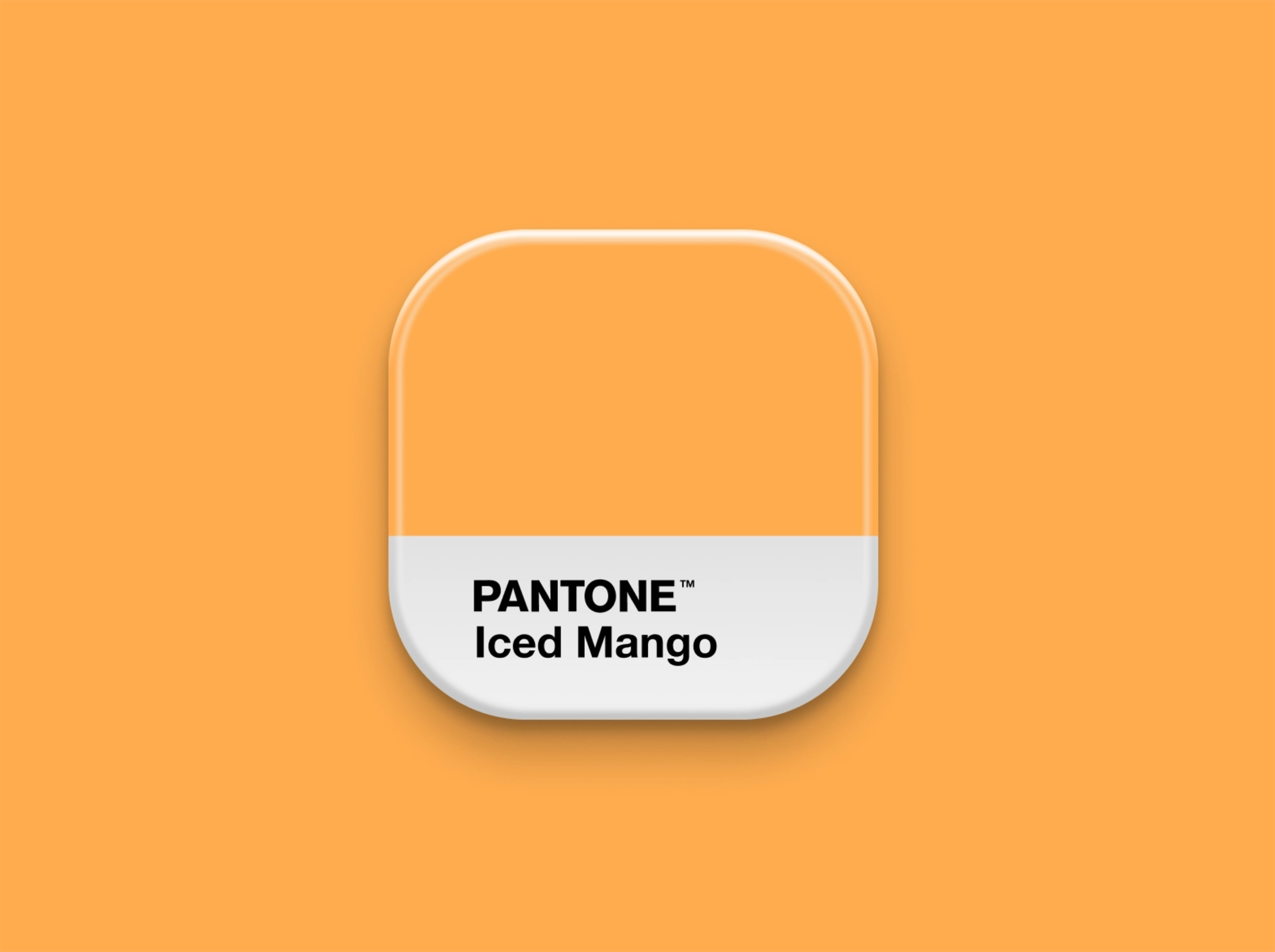 Pantone Iced Mango swatch