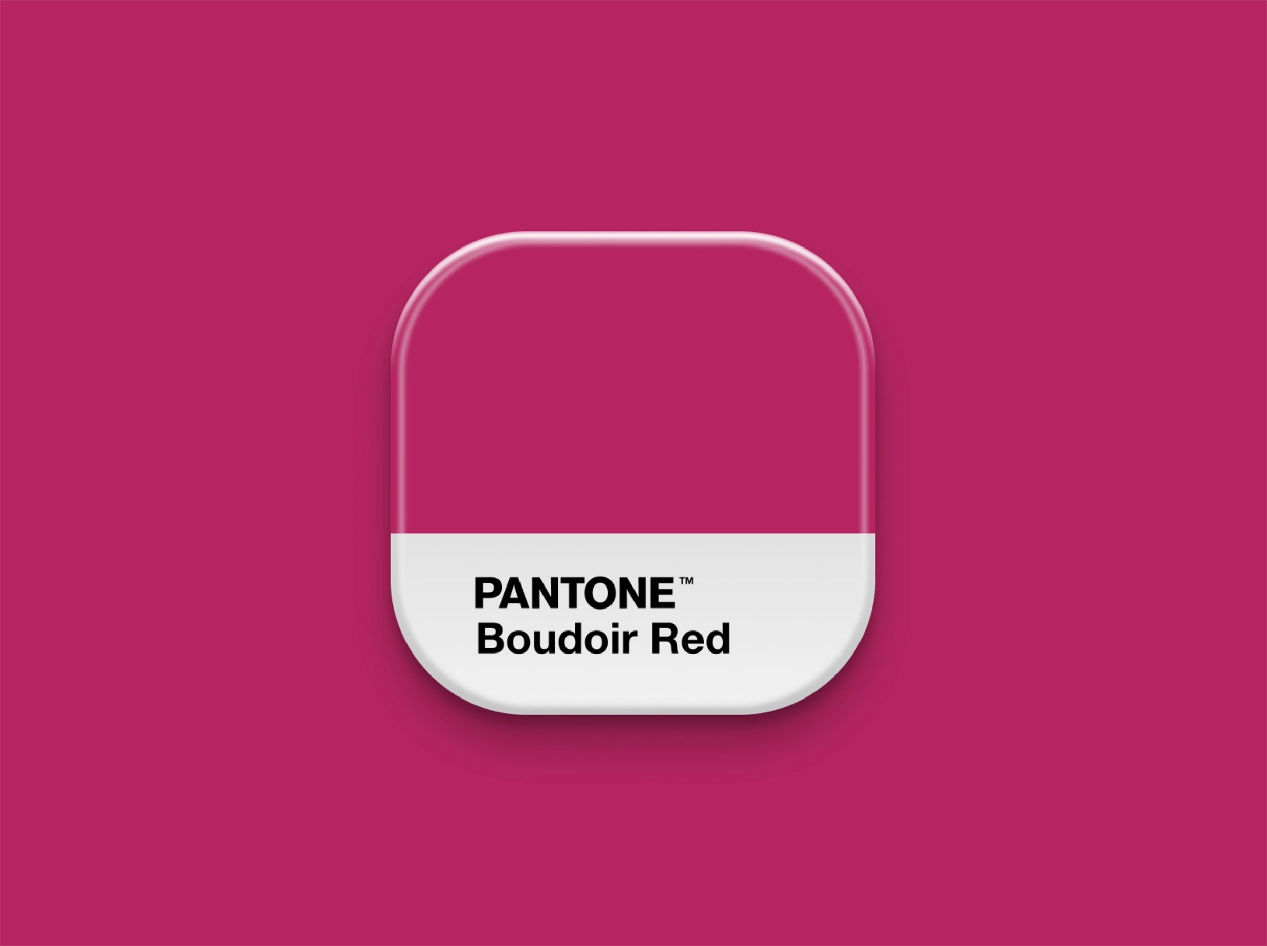 Pantone Boudoir Red swatch