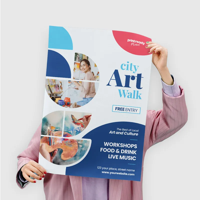 City Art Walk poster design printed by Print Ready