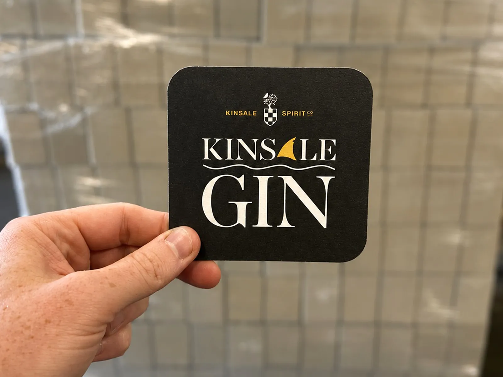 Kinsale Gin premium beermats in production and packed for distribution by Print Ready