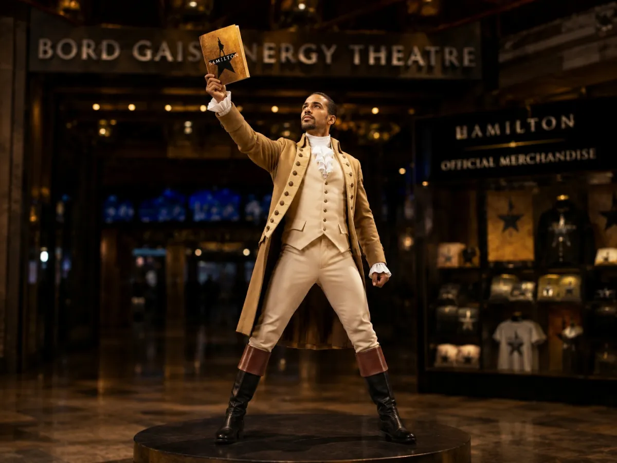 Hamilton souvenir programme and A2 poster produced by Print Ready for Bord Gáis Energy Theatre