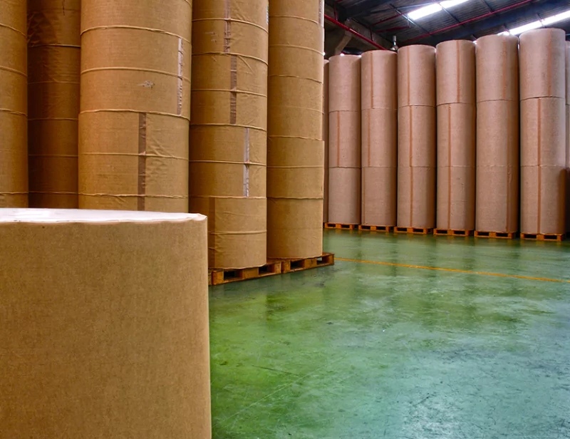 Recycled paper rolls