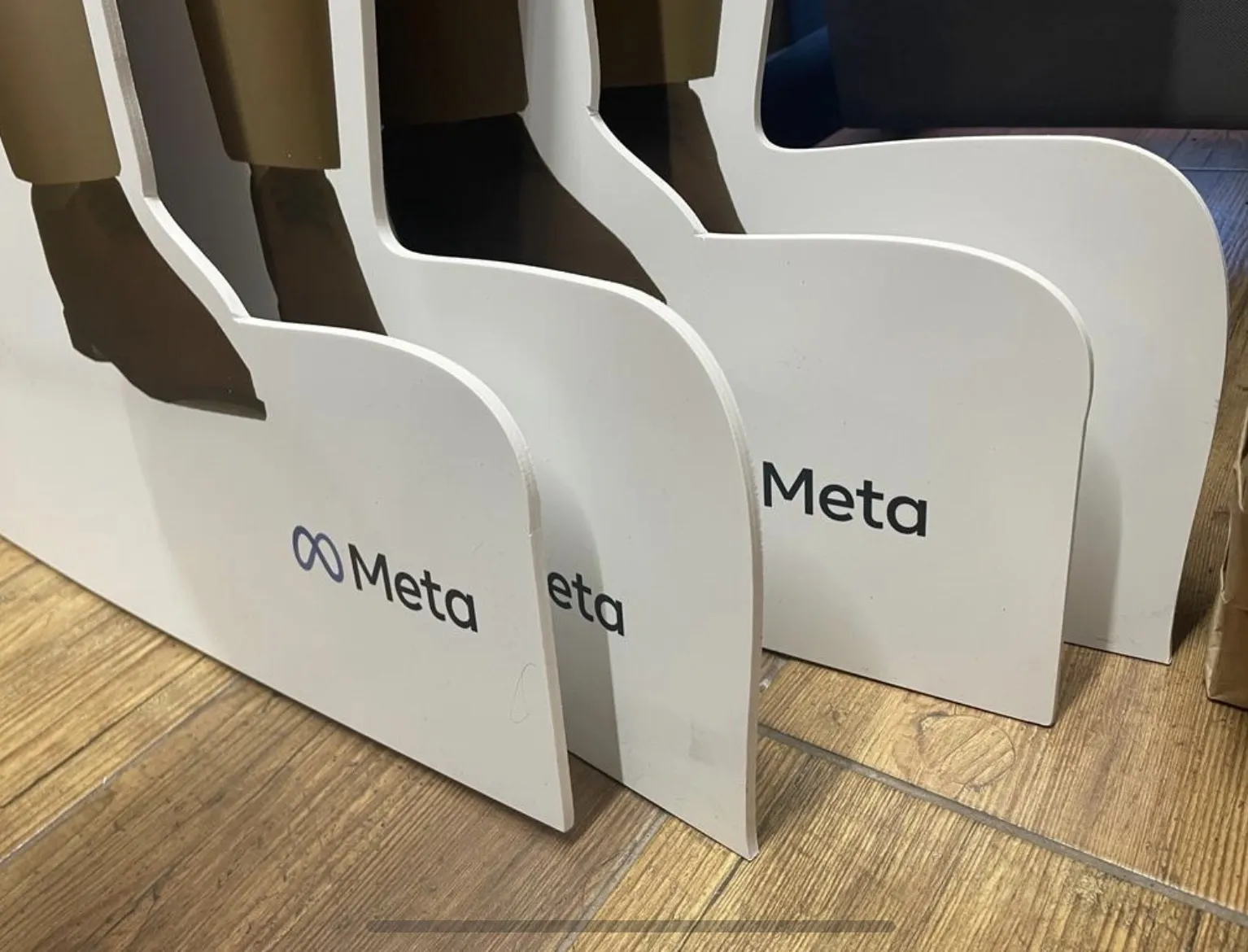 Meta life-size avatar cut-outs in use at Meta Dublin headquarters by Print Ready
