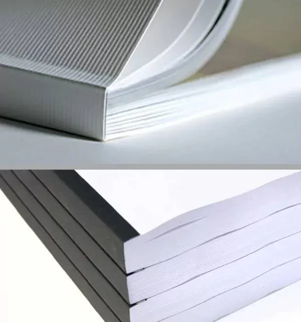 Binding edge detail