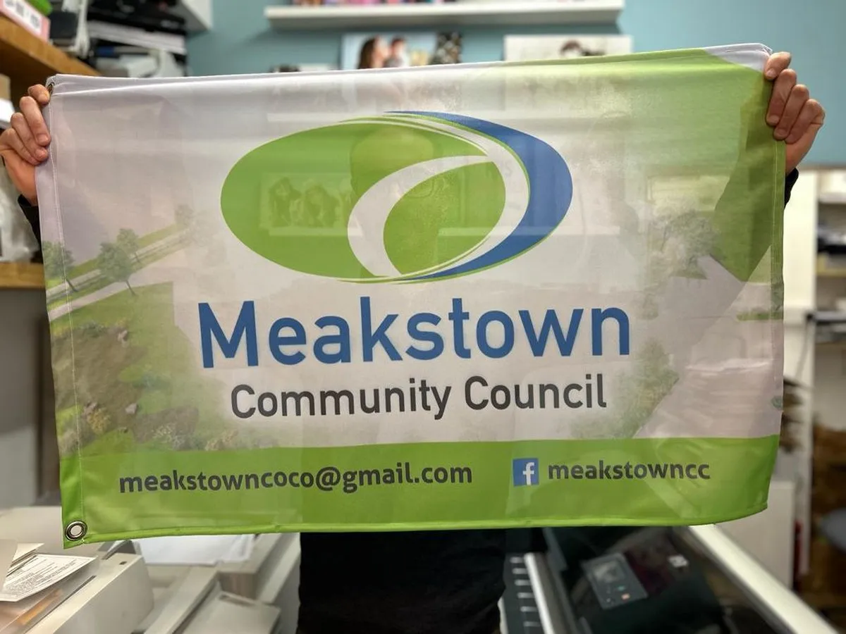 Meakstown Community Council flag - Print Ready