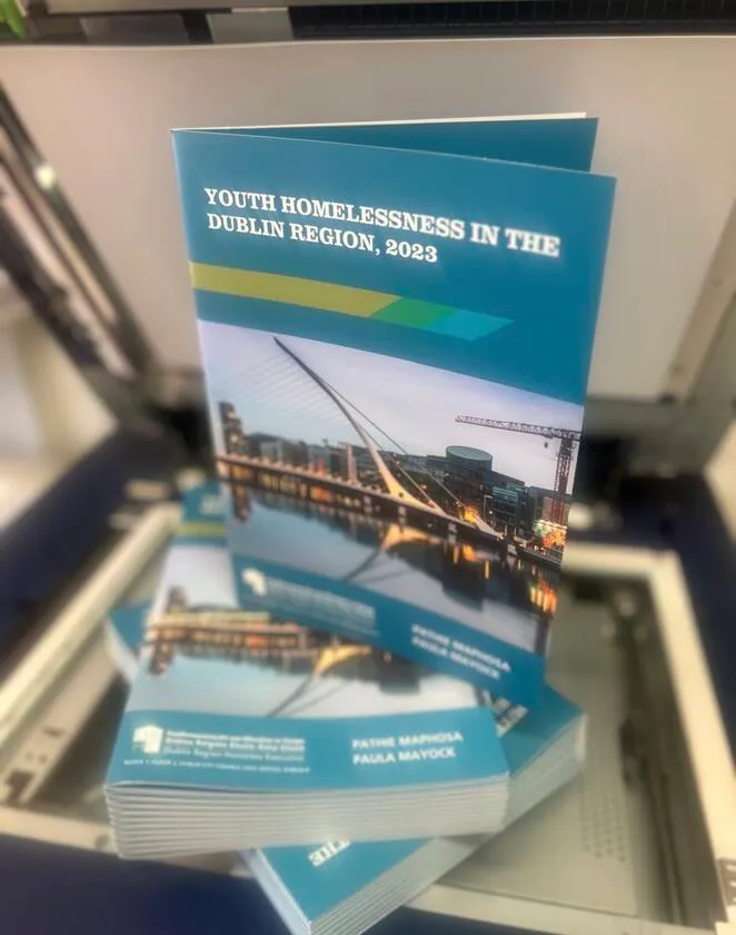 Youth Homelessness in the Dublin Region printed by Print Ready